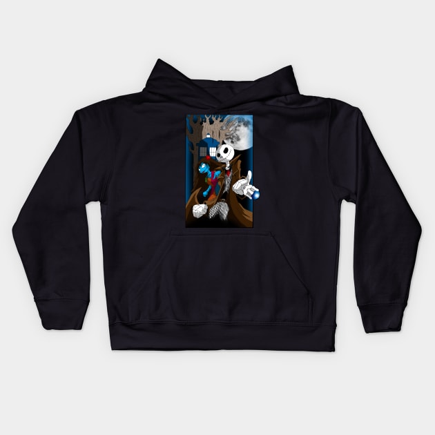 Nightmare in Time Kids Hoodie by DarkArtsStudios